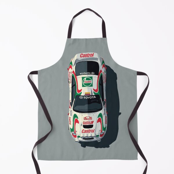 Item preview, Toyota Celica GT-Four ST185 Castrol WRC Rally Top View Vector Art designed and sold by Motorline44.