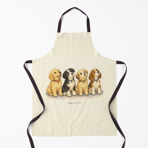 Item preview, Puppy Posse Vintage 90s Storybook Illustration Art designed and sold by DogGonePeople.