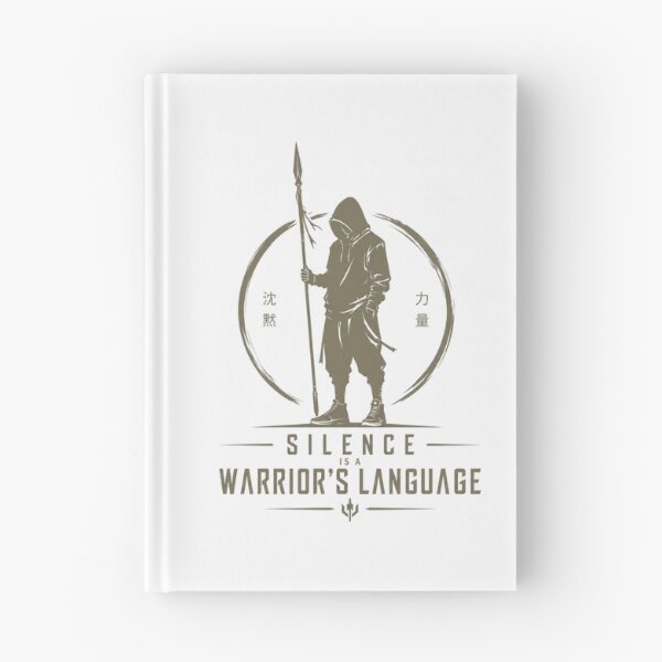 Item preview, Silence Is a Warrior’s Language – Stoic Minimalist T-Shirt designed and sold by ZorviqueStudio.