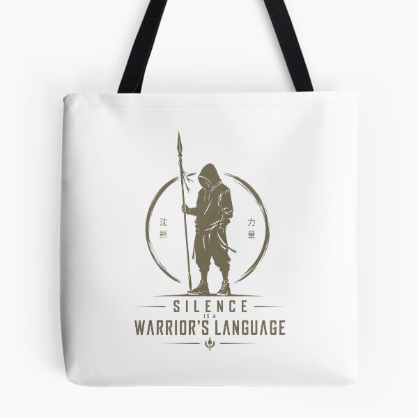 Item preview, Silence Is a Warrior’s Language – Stoic Minimalist T-Shirt designed and sold by ZorviqueStudio.
