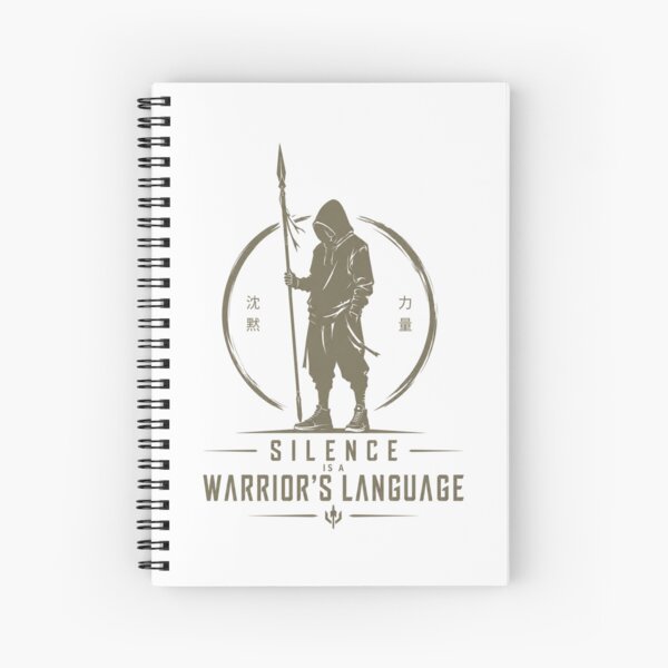 Item preview, Silence Is a Warrior’s Language – Stoic Minimalist T-Shirt designed and sold by ZorviqueStudio.