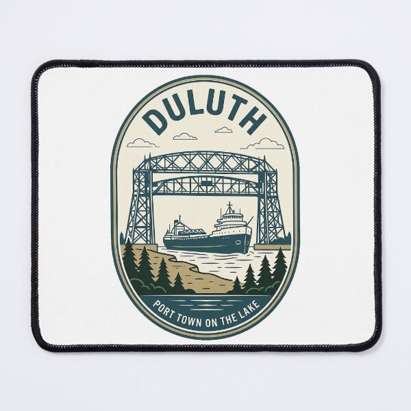 Item preview, Duluth Aerial Lift Bridge Vintage Freighter Badge designed and sold by k3rstman1.