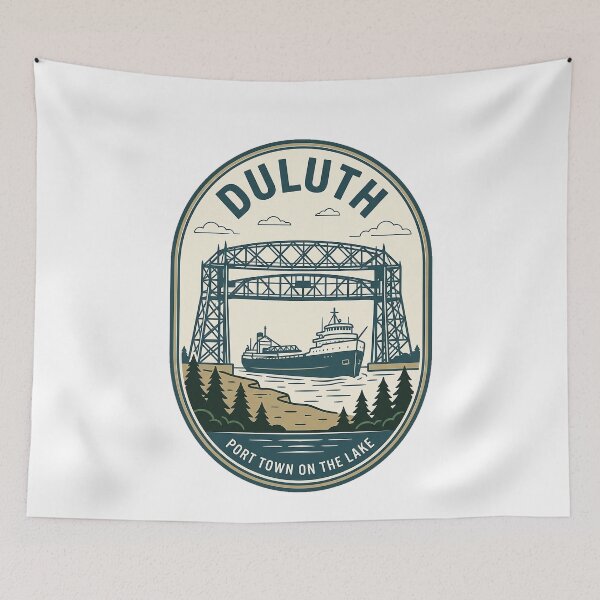 Item preview, Duluth Aerial Lift Bridge Vintage Freighter Badge designed and sold by k3rstman1.