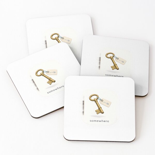Item preview, Somewhere Minimal Vintage Key Design designed and sold by Naviora.