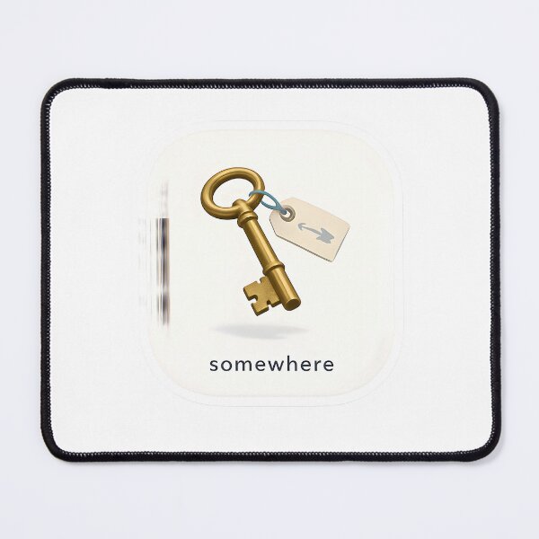Item preview, Somewhere Minimal Vintage Key Design designed and sold by Naviora.