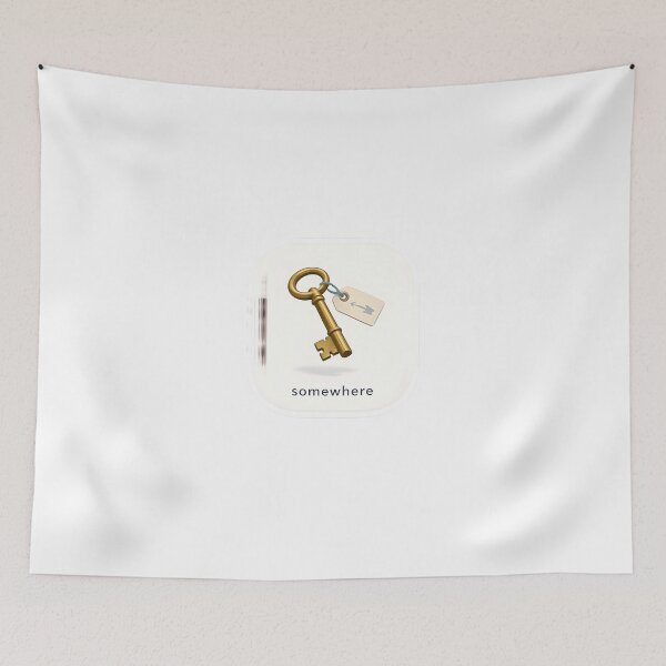 Item preview, Somewhere Minimal Vintage Key Design designed and sold by Naviora.