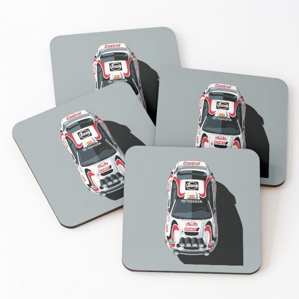 Item preview, Toyota Celica ST205 Castrol WRC Rally Top View Vector Art designed and sold by Motorline44.