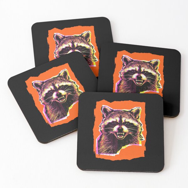 Item preview, Rotten Trash Panda No.3: Pure Rage Raccoon designed and sold by NO BEAVER NO PUNK.