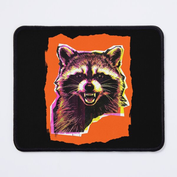Item preview, Rotten Trash Panda No.3: Pure Rage Raccoon designed and sold by NO BEAVER NO PUNK.