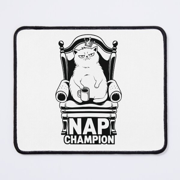 Item preview, Nap Champion Lazy Cat King designed and sold by Carlos Merino Jaime.