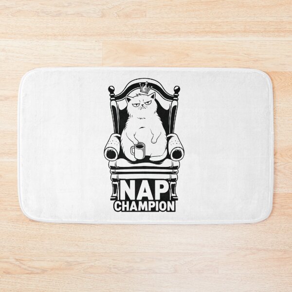Artikelvorschau, Nap Champion Faule Katze König entworfen und verkauft von Carlos Merino Jaime.