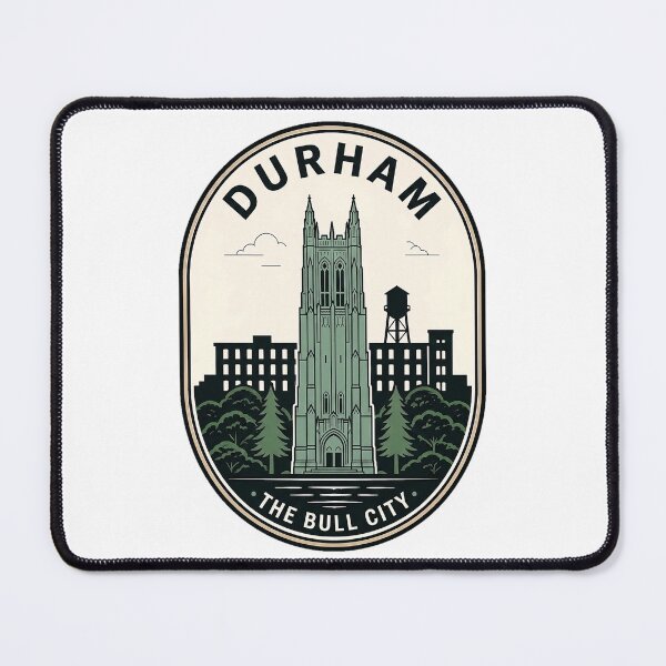 Item preview, Vintage Durham North Carolina Bull City Skyline Badge designed and sold by k3rstman1.