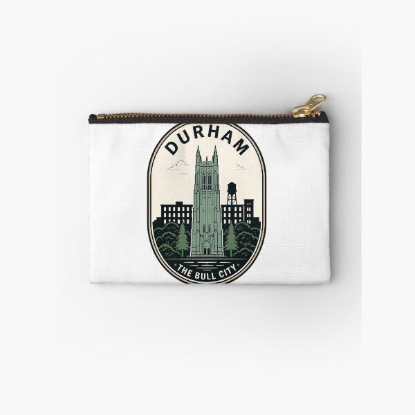 Item preview, Vintage Durham North Carolina Bull City Skyline Badge designed and sold by k3rstman1.