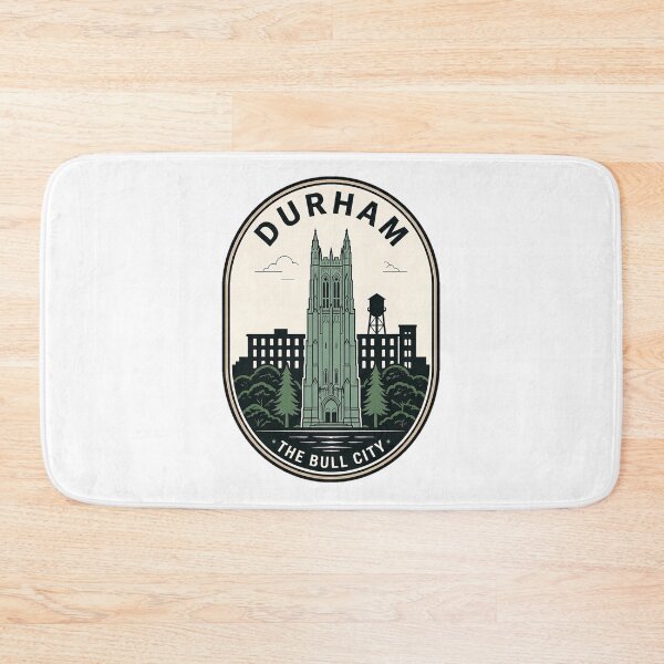 Item preview, Vintage Durham North Carolina Bull City Skyline Badge designed and sold by k3rstman1.