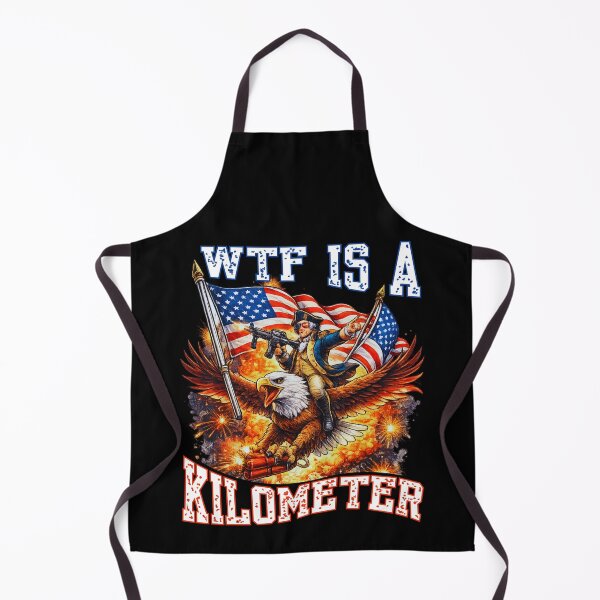 Item preview, WTF Is A Kilometer Funny American Meme T-Shirt | Patriotic Humor Design designed and sold by Teetreasure2.
