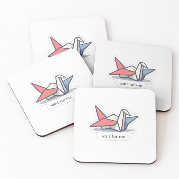 Item preview, Wait For Me Minimal Paper Crane Design designed and sold by Naviora.