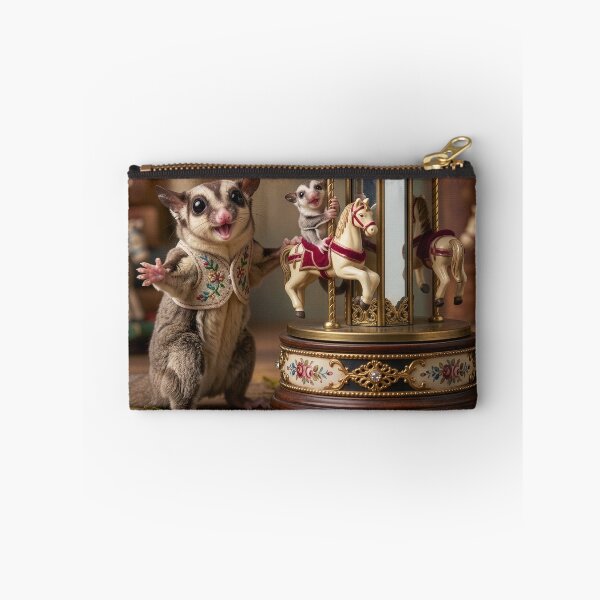 Item preview, Sugar Glider Mom and Baby on Carousel designed and sold by Tridentulus.