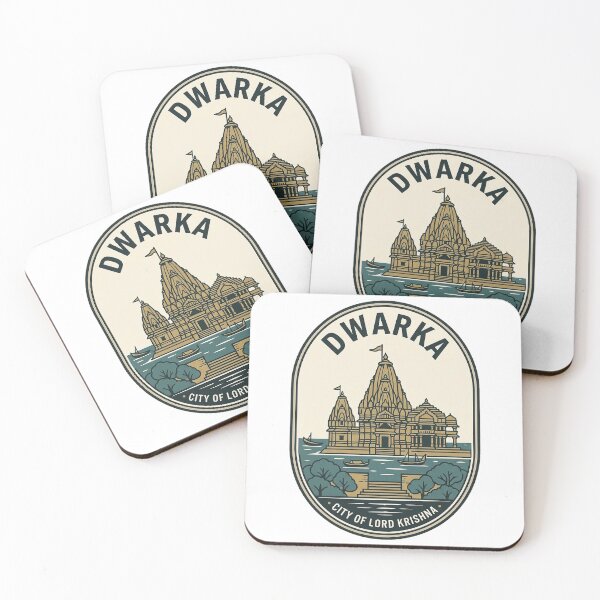 Item preview, Vintage Dwarka Temple City of Lord Krishna designed and sold by k3rstman1.