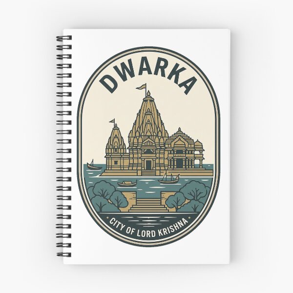 Item preview, Vintage Dwarka Temple City of Lord Krishna designed and sold by k3rstman1.