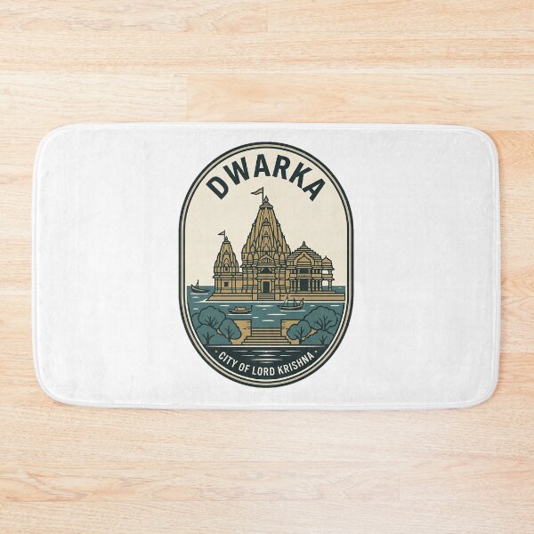Item preview, Vintage Dwarka Temple City of Lord Krishna designed and sold by k3rstman1.