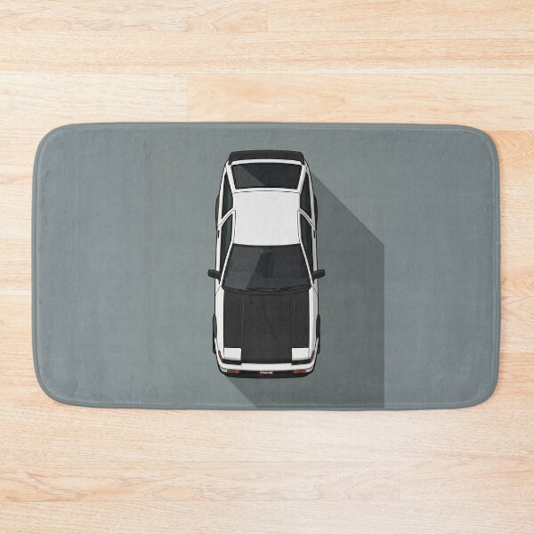 Item preview, Toyota Corolla AE86 Trueno Hatchback White and Black Top View Vector Art designed and sold by Motorline44.