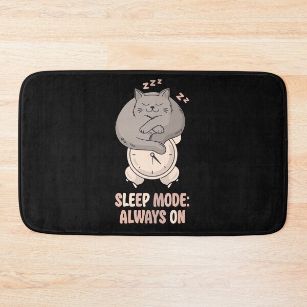 Item preview, Sleep Mode Always On Cat designed and sold by Carlos Merino Jaime.