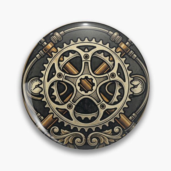 Item preview, Cyclist Gift Fixed Gear Heraldic Crest Tee designed and sold by FoxglovePress.
