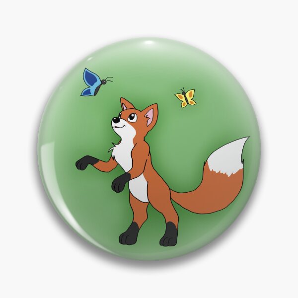 Item preview, fox and butterflies designed and sold by LadyRose90PL.