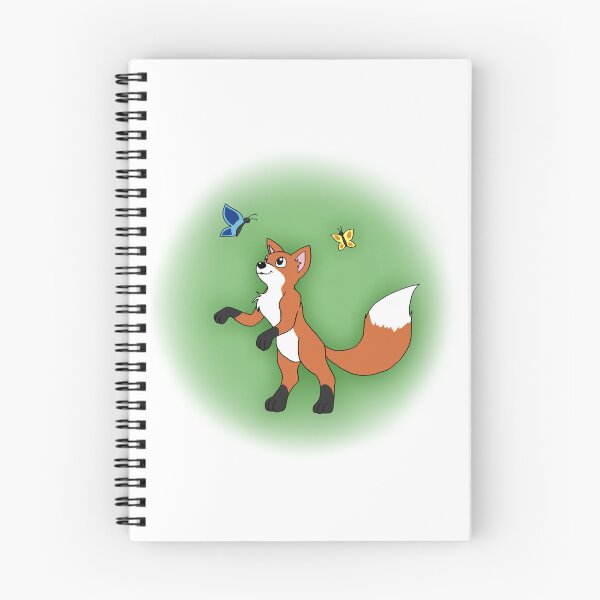 Item preview, fox and butterflies designed and sold by LadyRose90PL.