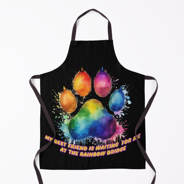 Item preview, RAINBOW BRIDGE DOG PAW designed and sold by BIGPIX91011.