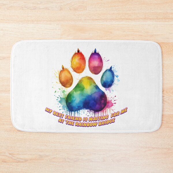 Item preview, RAINBOW BRIDGE DOG PAW designed and sold by BIGPIX91011.