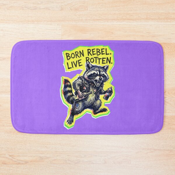 Item preview, Rotten Trash Panda No.4: Trash Rebel Mascot designed and sold by NO BEAVER NO PUNK.