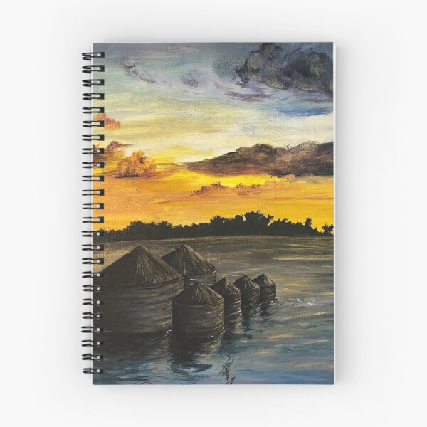 Item preview, Flooded Farmlands, Acrylic painting designed and sold by GiSilver.