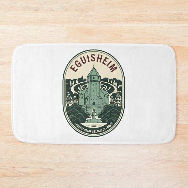 Item preview, Vintage Eguisheim France Medieval Village Travel Badge designed and sold by k3rstman1.