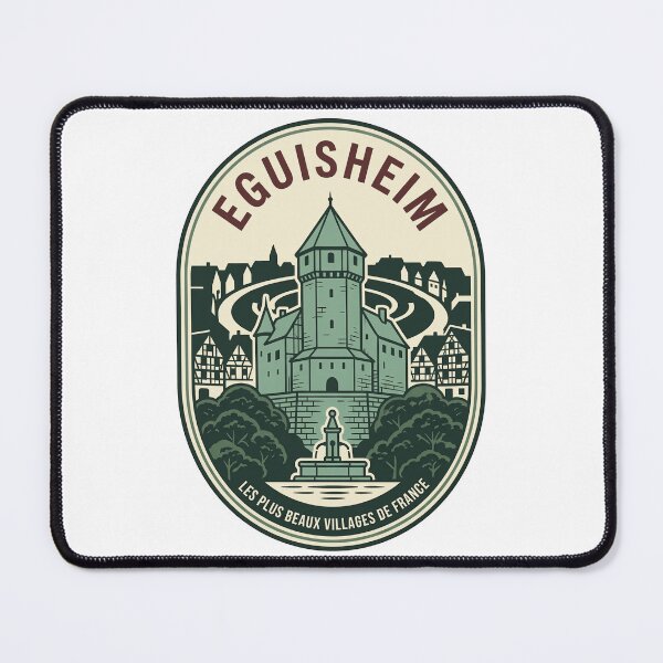 Item preview, Vintage Eguisheim France Medieval Village Travel Badge designed and sold by k3rstman1.
