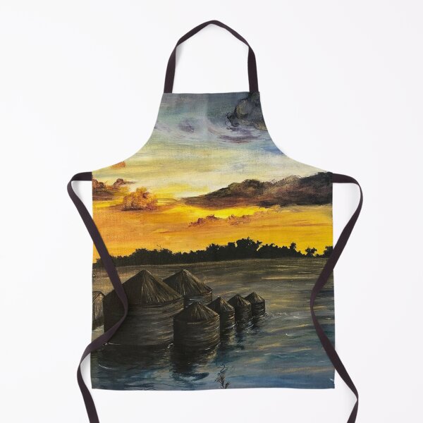 Item preview, Flooded Farmlands, Acrylic painting designed and sold by GiSilver.