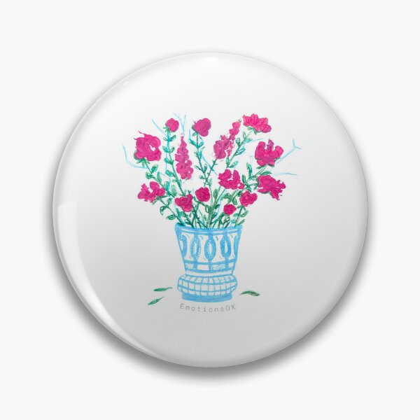 Item preview, Flower vase, acrylic sketch, hand-painted · Welcome to your home designed and sold by EmotionsOK.