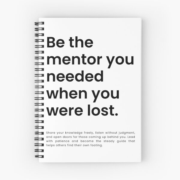Item preview, Be The Mentor You Needed When You Were Lost | Inspirational Mentorship Quote | Motivational Teacher Leadership | Minimalist Typographic Office Decor | Empowering Guide Leadership Quote designed and sold by LitzoyGlobeArt.