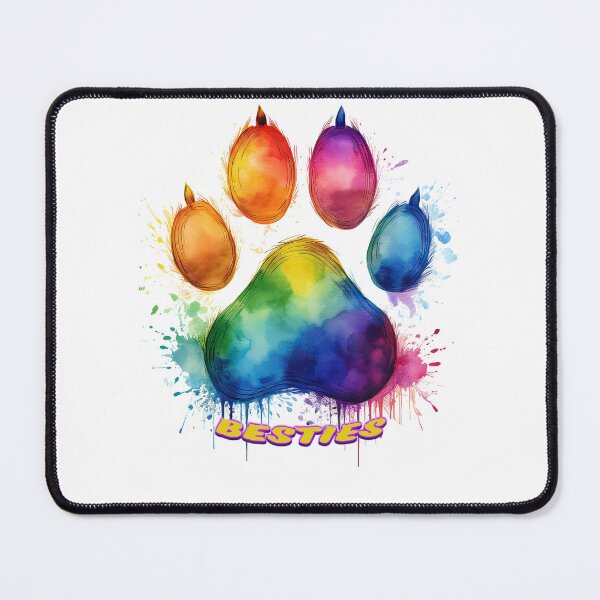 Item preview, BESTIES RAINBOW DOG PAW designed and sold by BIGPIX91011.