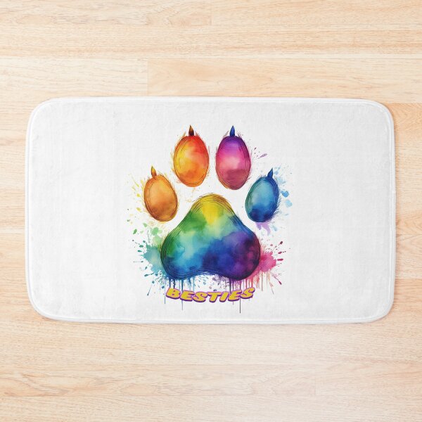 Item preview, BESTIES RAINBOW DOG PAW designed and sold by BIGPIX91011.