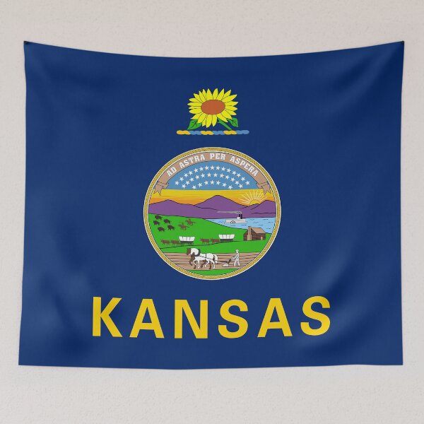 Item preview, Kansas State Flag KS designed and sold by shitpostee.