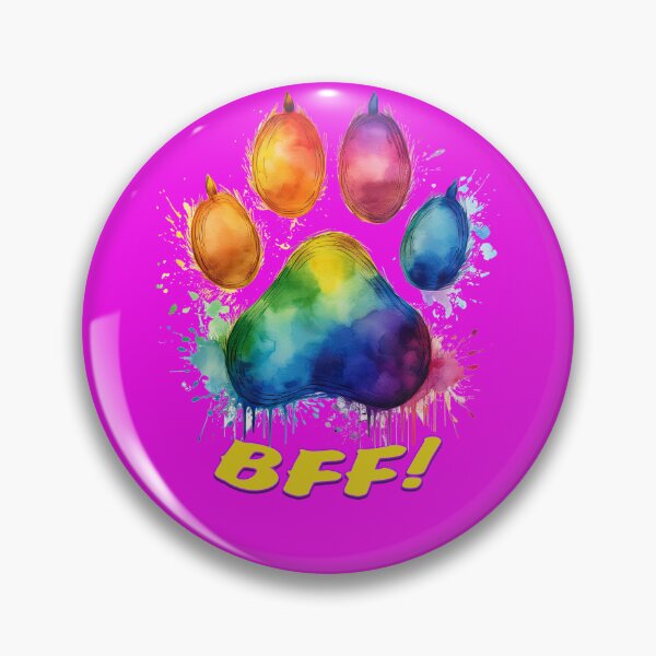 Item preview, BFF! RAINBOW DOG PAW designed and sold by BIGPIX91011.