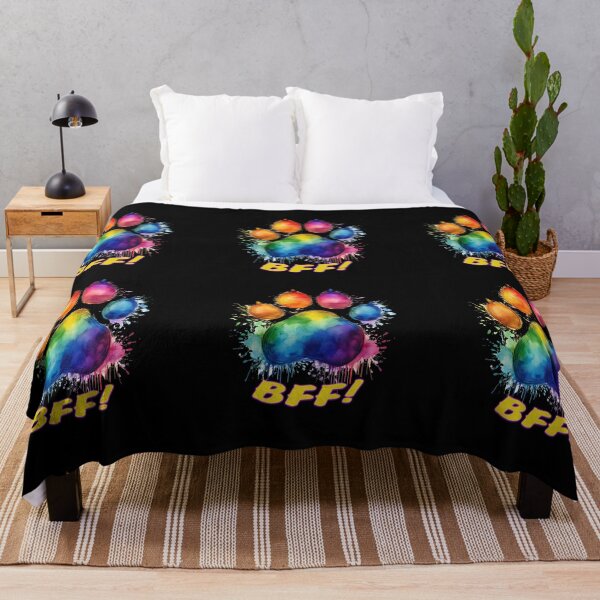Item preview, BFF! RAINBOW DOG PAW designed and sold by BIGPIX91011.