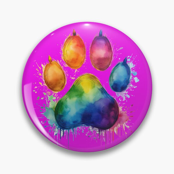 Item preview, RAINBOW DOG PAW designed and sold by BIGPIX91011.