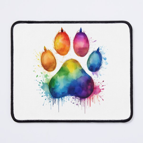Item preview, RAINBOW DOG PAW designed and sold by BIGPIX91011.