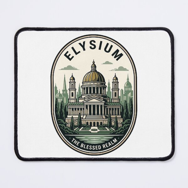 Item preview, Elysium The Blessed Realm Vintage Architectural Emblem designed and sold by k3rstman1.