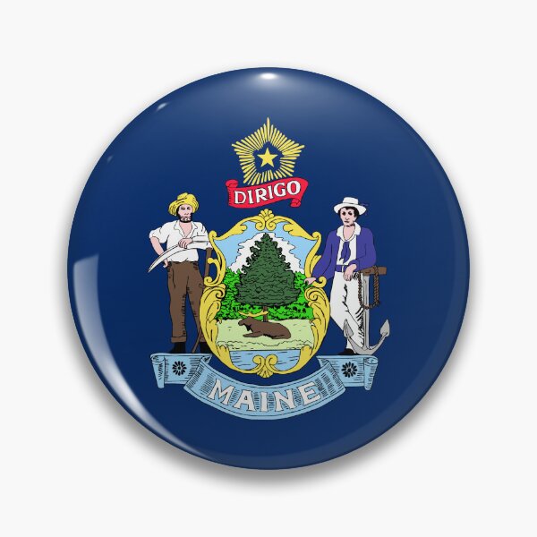 Item preview, Maine State Flag ME designed and sold by shitpostee.