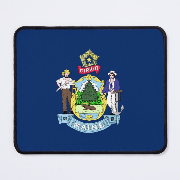 Item preview, Maine State Flag ME designed and sold by shitpostee.