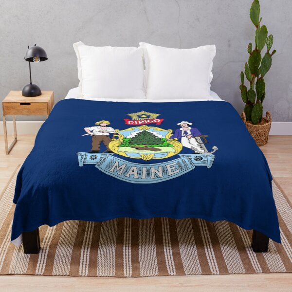 Item preview, Maine State Flag ME designed and sold by shitpostee.