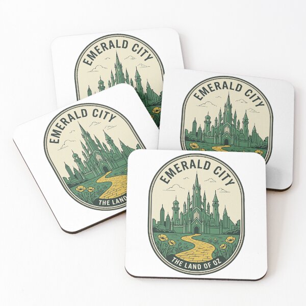 Item preview, Vintage Emerald City Land of Oz Travel Emblem designed and sold by k3rstman1.